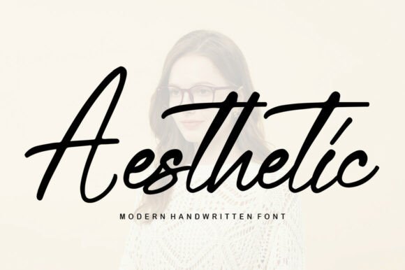 Aesthetic: The Elegant Handwritten Font for Modern Designs
