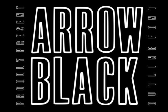 Arrow Black: Evaluating a Bold Outline Display Typeface
