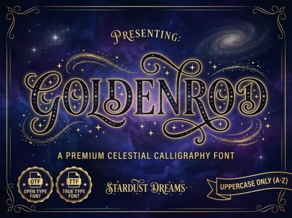 Capturing the Cosmos: The Goldenrod Font in Modern Design