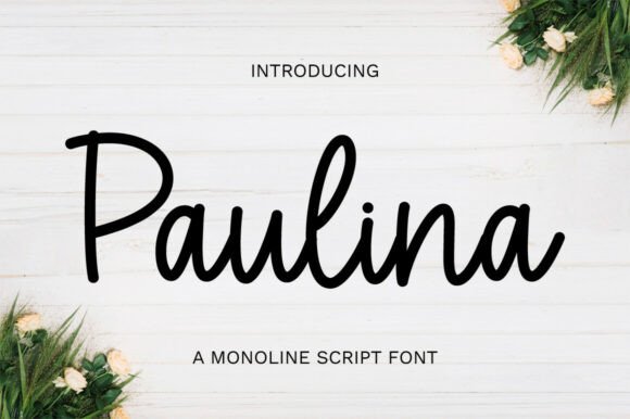Discovering Paulina: The Script Font That Brings Elegance and Flow to Your Projects