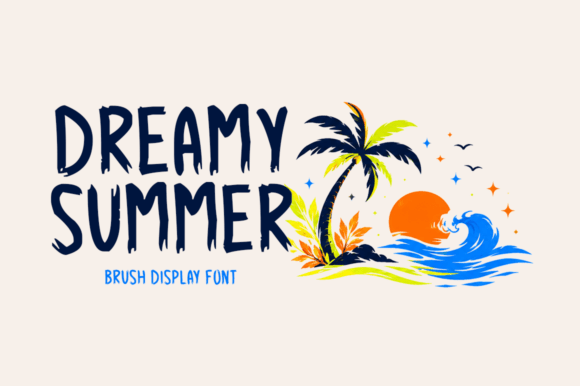 Dreamy Summer: A Font That Captures Tropical Night Magic