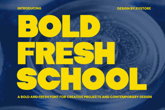 Elevate Your Designs: Why the Bold Fresh School Font is a Game-Changer