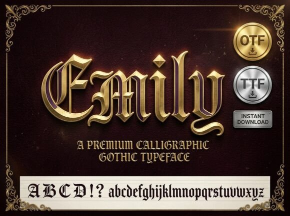 Emily: Mastering the Art of Strategic Gothic Typography