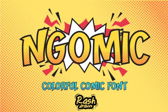 NGOMIC: The Vibrant Comic Font That Brings Your Designs to Life Instantly