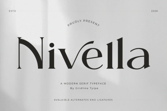 Nivella: A Modern Serif for Contemporary Sophistication