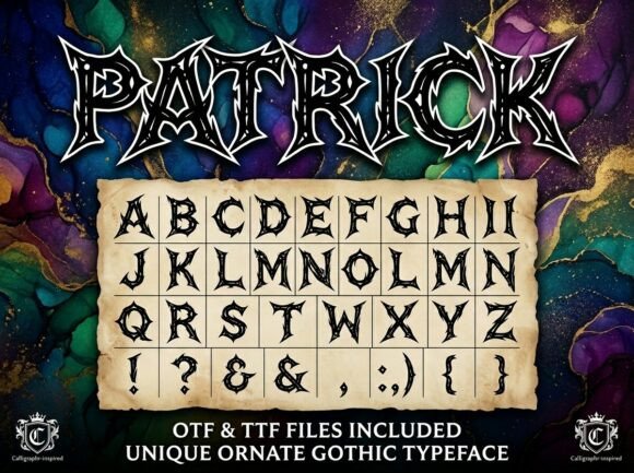 Patrick: Mastering the Art of Typographic Impact