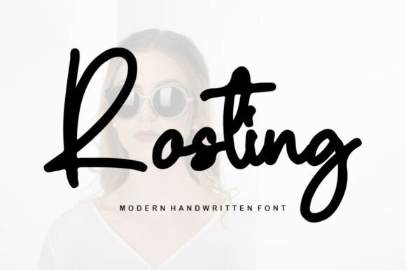 Rosting: The Stylish Handwritten Font for Elegant Designs