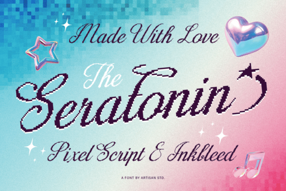 Seratonin: Bridging Nostalgic Pixels and Modern Typography