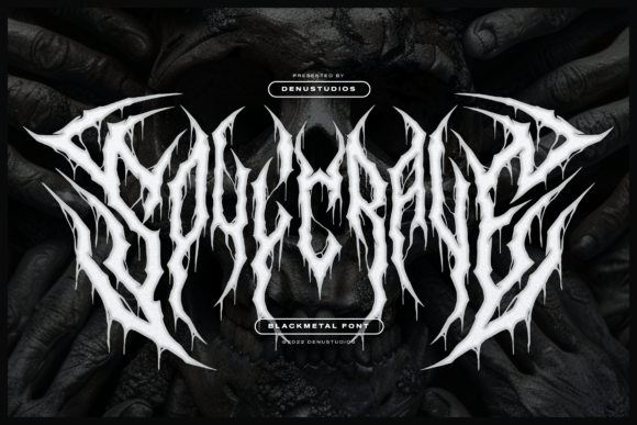 Soulcrave: The Black Metal Display Typeface