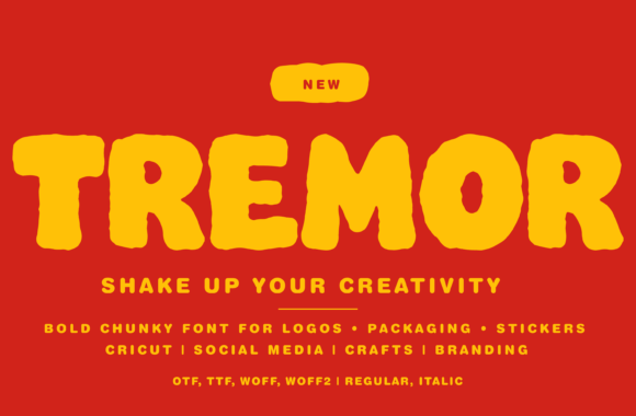 Unleashing Creative Energy: The Anatomy and Application of TREMOR Typography