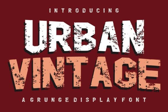 Urban Vintage: Mastering the Grunge Display Font for Bold Visual Impact